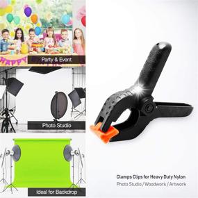 img 1 attached to 📸 Enhance Your Photography Setup with ONDY 4 Pack Spring Plastic Background