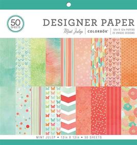 img 1 attached to 📒✨ Colorbok Designer Paper Pad 12x12 Mint Julip: Vibrant Patterns for Creative Projects