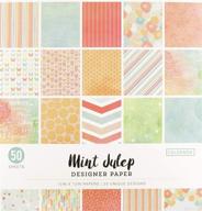📒✨ colorbok designer paper pad 12x12 mint julip: vibrant patterns for creative projects logo