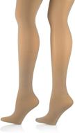 ficello ultra soft footed tights for women - stretchable leggings ideal for dance and ballet логотип