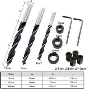 img 2 attached to 15-Pack Pocket Hole Screw Jig Dowel Drill Joinery Kit for Carpenters - Wood Woodwork Guides & Joint Angle Tool - DIY Carpentry Locator by BAYICLAN