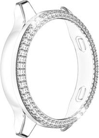 img 1 attached to 💎 Bling Rhinestone Diamonds Protective Cover for Garmin Venu, RICHONE Hard PC Bumper Frame Case (Clear)