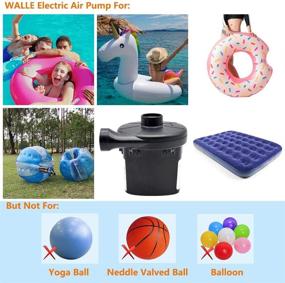 img 1 attached to ⚡️ ONG NAMO Electric Air Pump for Inflatables - Portable Quick Air Pump for Air Mattresses, Beds, Boats, Swimming Ring, Inflatable Pool Toys - Dual Power 110V AC/12V DC (50W)