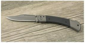 img 2 attached to 🔪 Precision Folding Hunter Knife: KA-BAR 3189, Black Edition