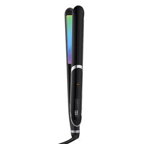 img 4 attached to 💇 Ultimate Styling with INFINITIPRO BY CONAIR Rainbow Titanium Flat Iron, 1 Inch – Black Beauty!