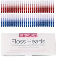 🦷 n noble one interdental slim brush: 50 count toothpick tooth flossing head dental brush flosser picks - effective between tooth cleaning tool logo