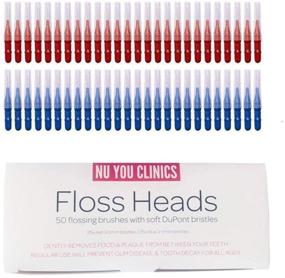 img 4 attached to 🦷 N Noble One Interdental Slim Brush: 50 Count Toothpick Tooth Flossing Head Dental Brush Flosser Picks - Effective Between Tooth Cleaning Tool