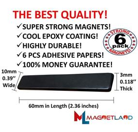 img 3 attached to 🔩 Industrial Grade Neodymium Magnets - Waterproof & Ultra Strong Material Handling Tools