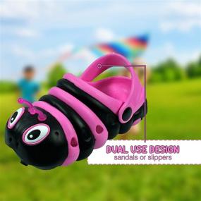 img 3 attached to 👣 Fun and Comfortable Animal-Inspired Walking Slippers for Girls, Boys, and Toddlers - Garden Shoes