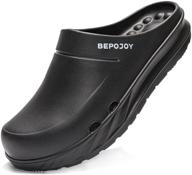 👞 supportive cushioned men's garden sandals by bepojoy logo