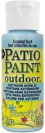 🎨 vibrant 2-ounce coastal surf decoart patio paint for outdoor beautification logo