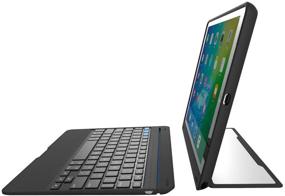 img 3 attached to 🔌 ZAGG Rugged Book Pro - Magnetic-Hinged, Multi Pairing, Durable Stand Case & Detachable Wireless Backlit Keyboard for Apple iPad Pro 9.7-inch [4th Gen 2016] & iPad Air 2 - Black