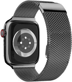img 3 attached to Ivandar Magnetic Stainless Steel Mesh Loop Compatible With Apple Watch Bands 41Mm 40Mm 38Mm 45Mm 44Mm 42Mm Cell Phones & Accessories