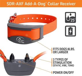 img 3 attached to Waterproof and Rechargeable SportDOG Brand FieldTrainer 425X/SportHunter 825 Add-A-Dog Collar with Tone, Vibration, and Static - Ideal for Replacement or Additional Remote Trainer Collar