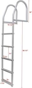 img 3 attached to 🧗 5-Step Extreme Max Dock Ladder - Weld-Free and Fixed for Ultimate Stability