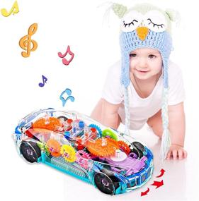 img 4 attached to 🚗 Детские электрические игрушечные машины Noetoy для мальчиков и девочек в возрасте от 1 до 3 лет - крутые световые и звуковые эффекты, идеальный подарок для малышей - Рождественский и День рождения подарок для детей (от 6 до 12 месяцев)