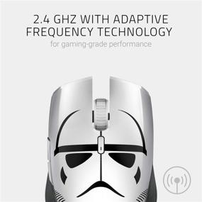img 1 attached to Razer Atheris Ambidextrous Wireless Mouse: High Precision 7200 DPI Optical Sensor, Long Lasting 350 Hour Battery Life, USB Wireless Receiver & Bluetooth Connection - Stormtrooper Limited Edition, Star Wars Limited Edition