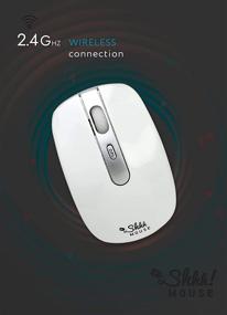 img 3 attached to 🖱️ Quiet Ergonomic Wireless Mouse for Laptop & Computer with USB, Silent Cordless Mice with 3 DPI Levels for Chromebook (White)