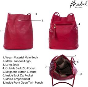 img 2 attached to Mabel London Fashion Designer Shoulder Women's Handbags & Wallets in Totes