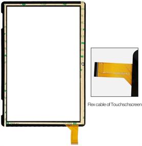 img 1 attached to 🔍 Onn 10.1 inch Tablet 2APUQW1027 Model 100011886 Touch Screen Digitizer Glass Replacement