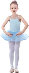 img 1 attached to 🩰 AUKARENY Girls' Dance Leotard with Skirted Camisole Ballet Tutu