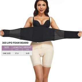 img 3 attached to 💪 YERKOAD 360 Lipo Foam Ab Board: Enhance Post-Surgery Recovery, Flatten Belly & Support Lumbar Area