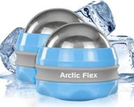 arctic flex cold massage ball roller (2-pack): effective 🧊 mini cryo massager for back, arm, calf, deep tissue, and face logo