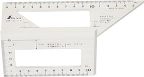 img 1 attached to 📏 Shinwa Japanese Aluminum Saddle Square for Precise Layout Measurements
