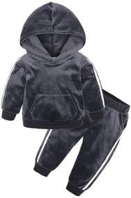 img 4 attached to MYGBCPJS Boys' Little Outfits Hooded Pullover Clothing for Improved SEO