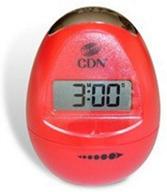 cdn pearl red digital egg timer: perfectly cooked eggs made easy! logo