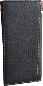 img 2 attached to 👝 Men's Western Concho Leather Bifold Wallet - Stylish Accessories for Gentlemen