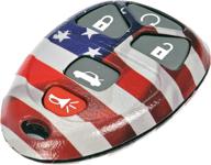 dorman 13636us keyless entry transmitter cover: protect and personalize your select model with red, white, and blue design logo