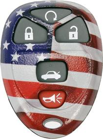 img 1 attached to Dorman 13636US Keyless Entry Transmitter Cover: Protect and Personalize Your Select Model with Red, White, and Blue Design