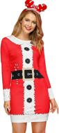 🎄 christmas women's clothing: pl custom bodycon long sleeve logo