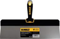 🔧 durable & reliable: dewalt 16" big back taping knife with stainless steel & soft grip handle logo