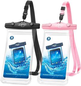 img 4 attached to HeySplash Waterproof Underwater Cellphone Compatible Cell Phones & Accessories for Cases, Holsters & Clips
