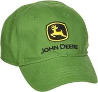 🧢 john deere boys trademark baseball cap: authentic and stylish headgear for young outdoor enthusiasts logo