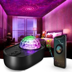 img 4 attached to 🌟 Fire Star Projector: Galaxy Light Starlight Night Lamp with Bluetooth, Timer, Music, Remote Control, and Real Room LED Ocean Wave Cloud Stars - Perfect for Kids, Adults, Bedroom, Ceiling, and Toddler