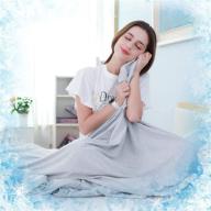 🌬️ soledi cooling blanket for hot sleepers: twin size cool-to-touch fiber bed cooler for sleep that stays cold q-max>0.4, ideal for night sweats - includes travel bag logo