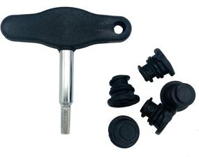 img 4 attached to 5 PCS Oil Pan Drain Plug Screw Kit with 1 PCS Removal Install Tool Assembly - Compatible with VW Audi Skoda Seat - Replaces 06L103801 - Includes T10549