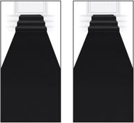 enhance your event with beistle black carpet runner - 2 piece set logo