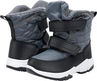 👟 зимняя обувь для мальчиков "outdoor winter boys' shoes - wowhah" - темно-синие, размер 26. логотип