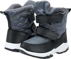 img 4 attached to 👟 Зимняя обувь для мальчиков "Outdoor Winter Boys' Shoes - Wowhah" - темно-синие, размер 26.