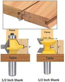 img 3 attached to 🔧 Совпадающий язычок и желобок для деревообрабатывающих работ Yakamoz: достигайте безшовных стыков и превосходной точности