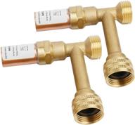 💦 watflow water hammer arrestor 2-pack: lead-free brass, 3/4" ght thread for washing machine, pressure reducer & shock absorption логотип