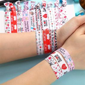 img 2 attached to 🎀 Nursing Hair Tie Set: Perfect Accessories & Gifts for Nurses, Teachers, Graduates, Colleagues, and Friends