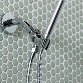 img 3 attached to 🚿 Complete Set: Handheld Showerhead with Arm Mount, Hose, and Teflon Tape for Showertopia