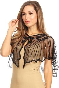 img 3 attached to 👗 Anna Kaci Women's Accessory: Vintage Evening Flapper