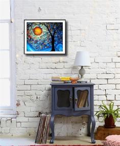 img 1 attached to 🎨 Van Gogh's Dream Tree - 5D Diamond Painting Kit, Full Drill Rhinestone Painting by Number - NineHorse Design for DIY Cross Stitch Embroidery Craft, Home Decor Gift - 30X40CM/11.8x15.7 Inches