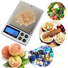 img 3 attached to 📏 STree Digital Pocket Scale 1000g - High Precision Gram Jewelry Weigh Scale, Backlit Display, 0.01oz Resolution